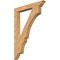 Ekena Millwork Balboa Traditional Smooth Bracket, Western Red Cedar, 3 1/2"W x 30"D x 42"H BKT04X30X42BOA01SWR - alternate 1